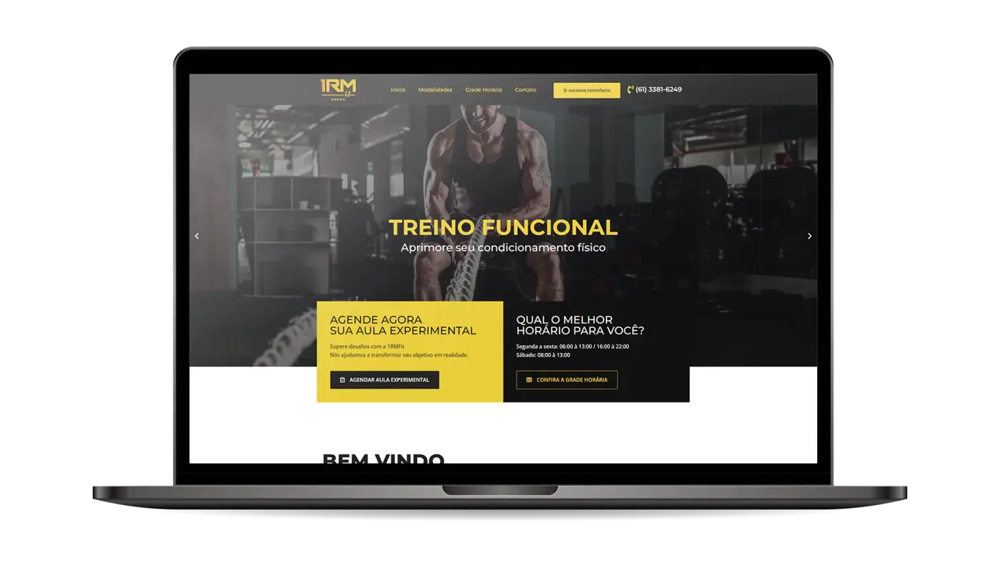 Criação de site para 1RMFit: imagem 1