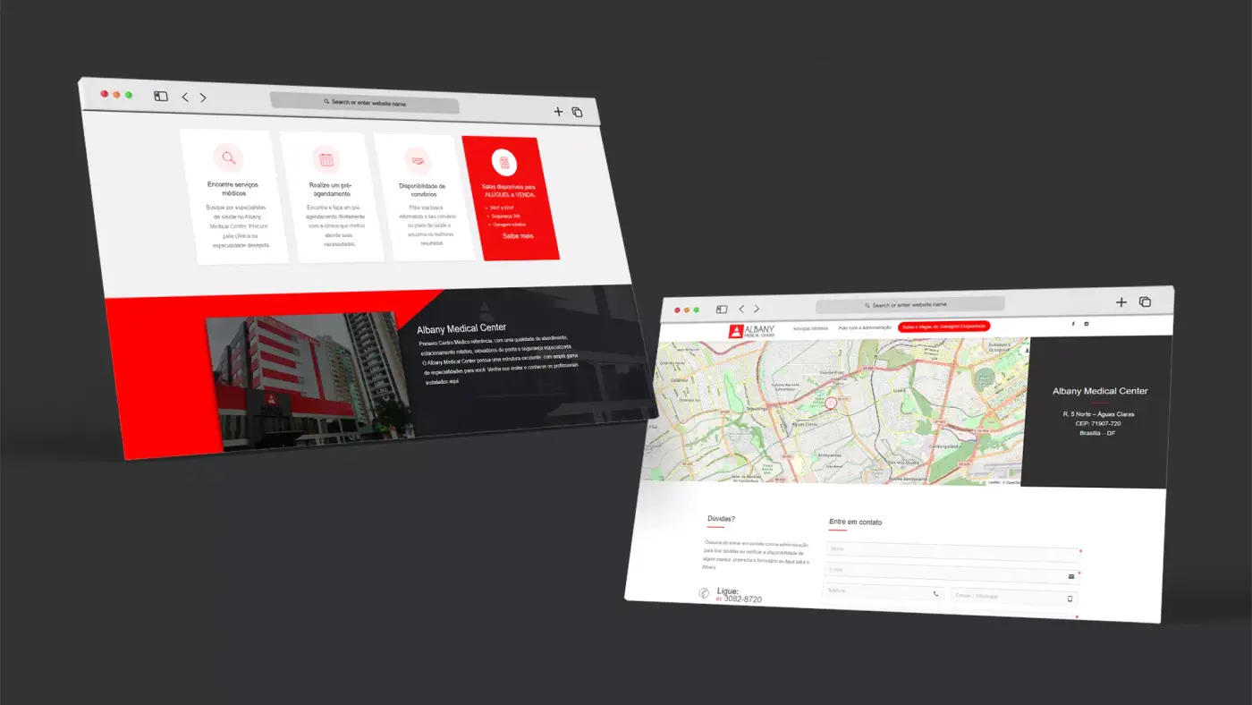 Criação de site para Albany Medical: imagem 2