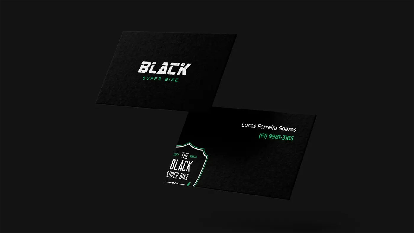 Criação de logo e identidade visual para Black Super Bike: imagem 5