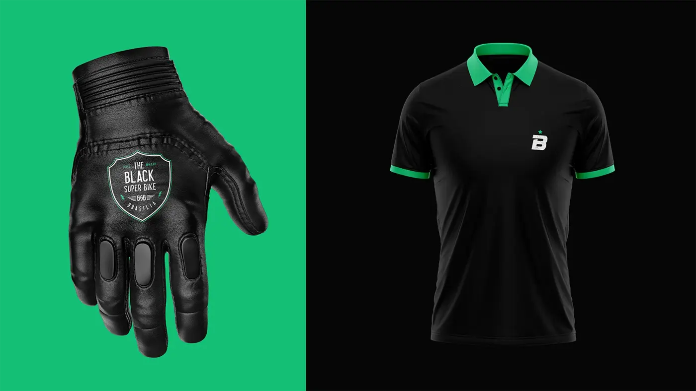 Criação de logo e identidade visual para Black Super Bike: imagem 6