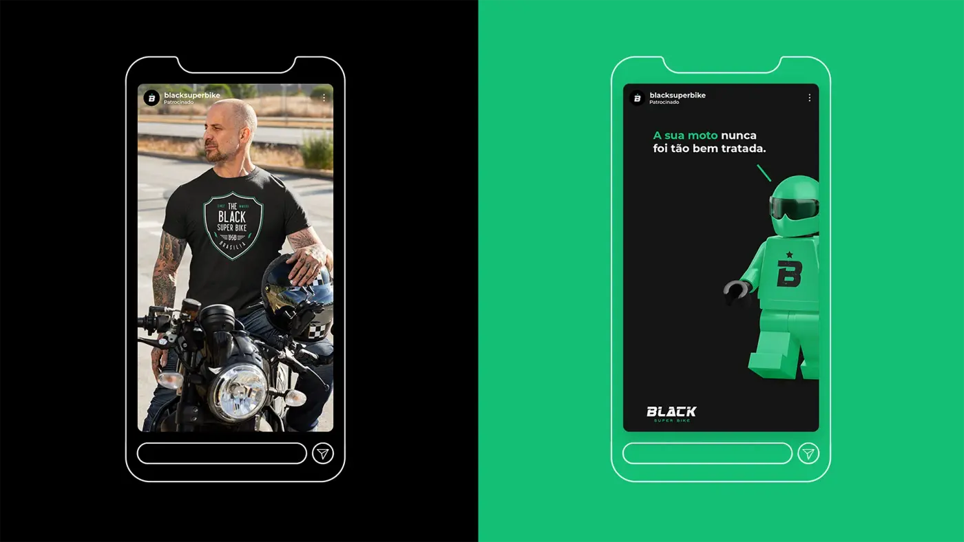 Criação de logo e identidade visual para Black Super Bike: imagem 7
