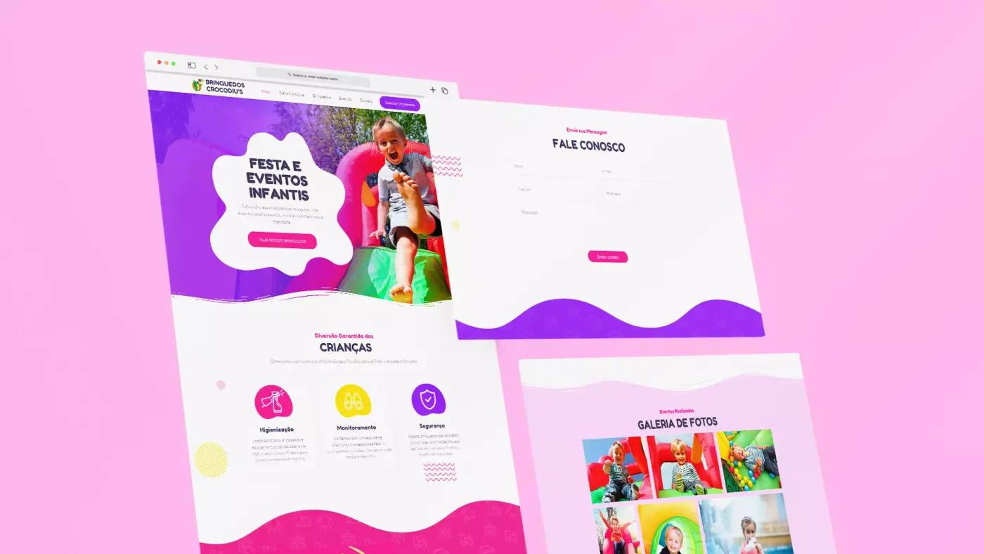 Criação de site para Brinquedos Crocodius: imagem 3