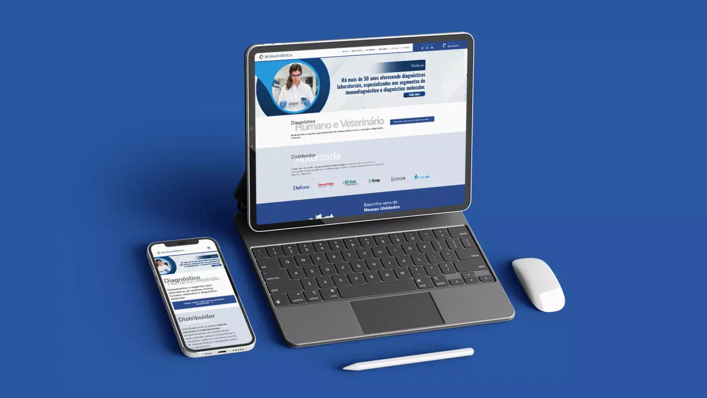 Criação de site para BS Diagnóstica: imagem 1