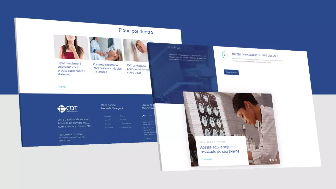Criação de site para CDT Diagnóstico: imagem 2