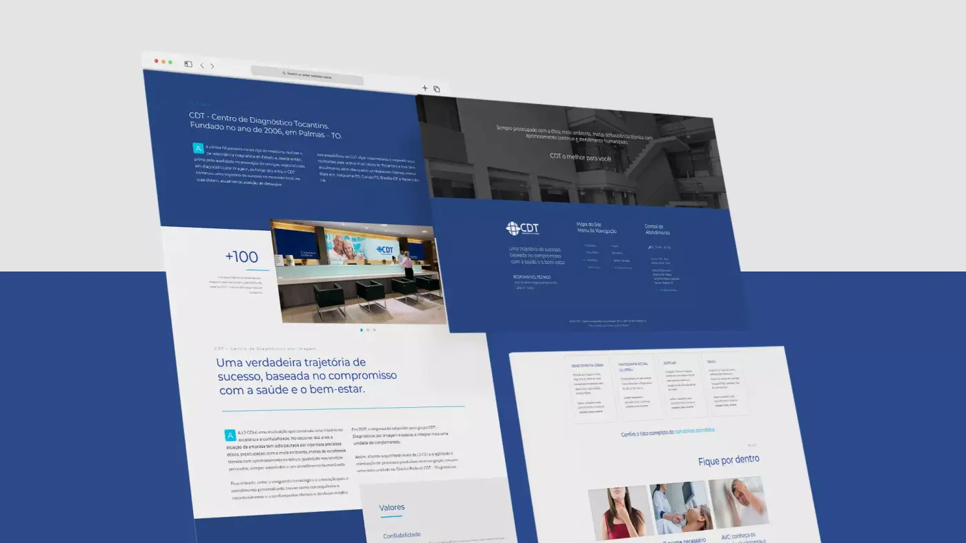 Criação de site para CDT Diagnóstico: imagem 3