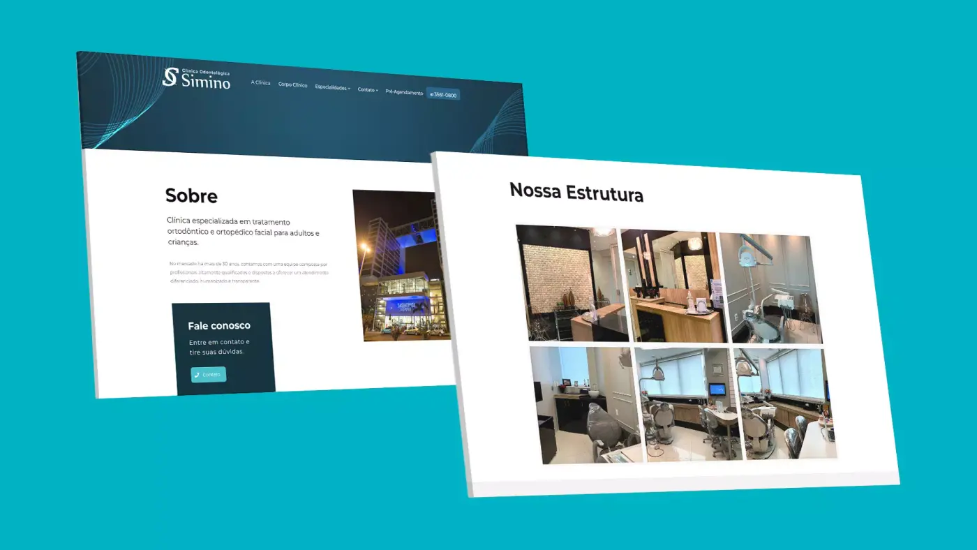 Criação de site para Clínica Simino: imagem 3