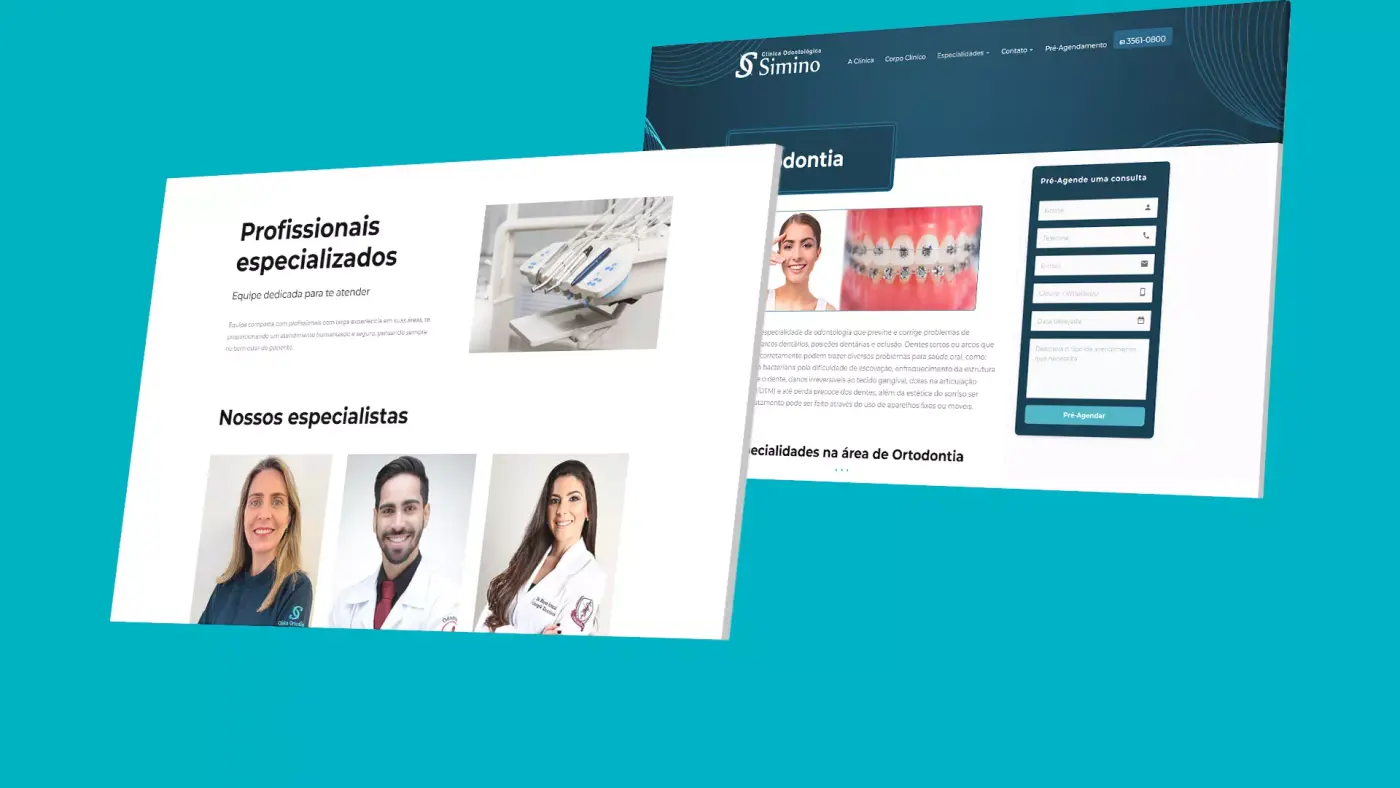 Criação de site para Clínica Simino: imagem 4