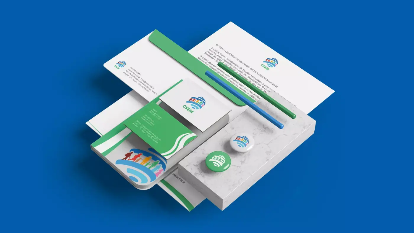 Redesign de marca / identidade visual para CSEM: imagem 4