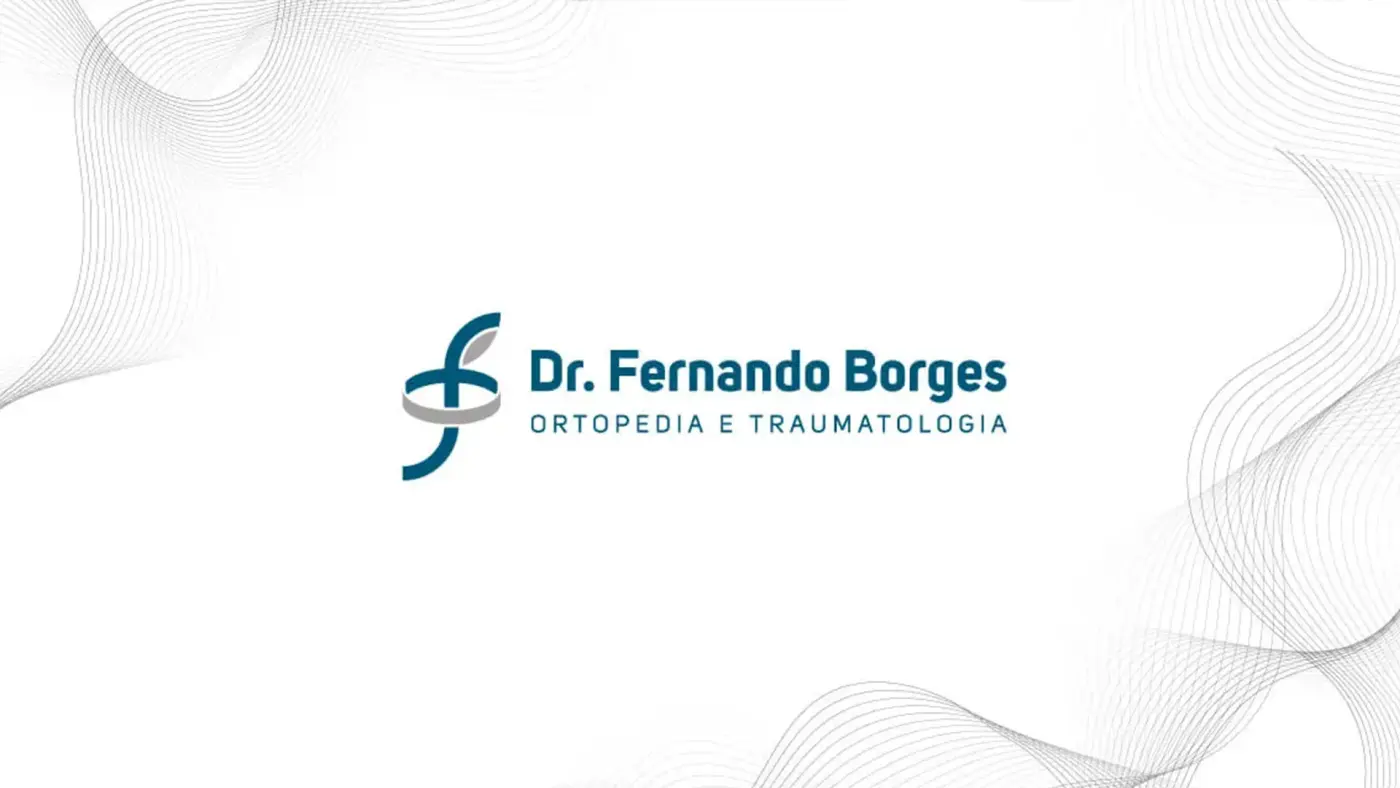 Criação de site, logomarca e identidade visual (cartão de visita, crachá, pasta) para Dr. Fernando Borges: imagem 1