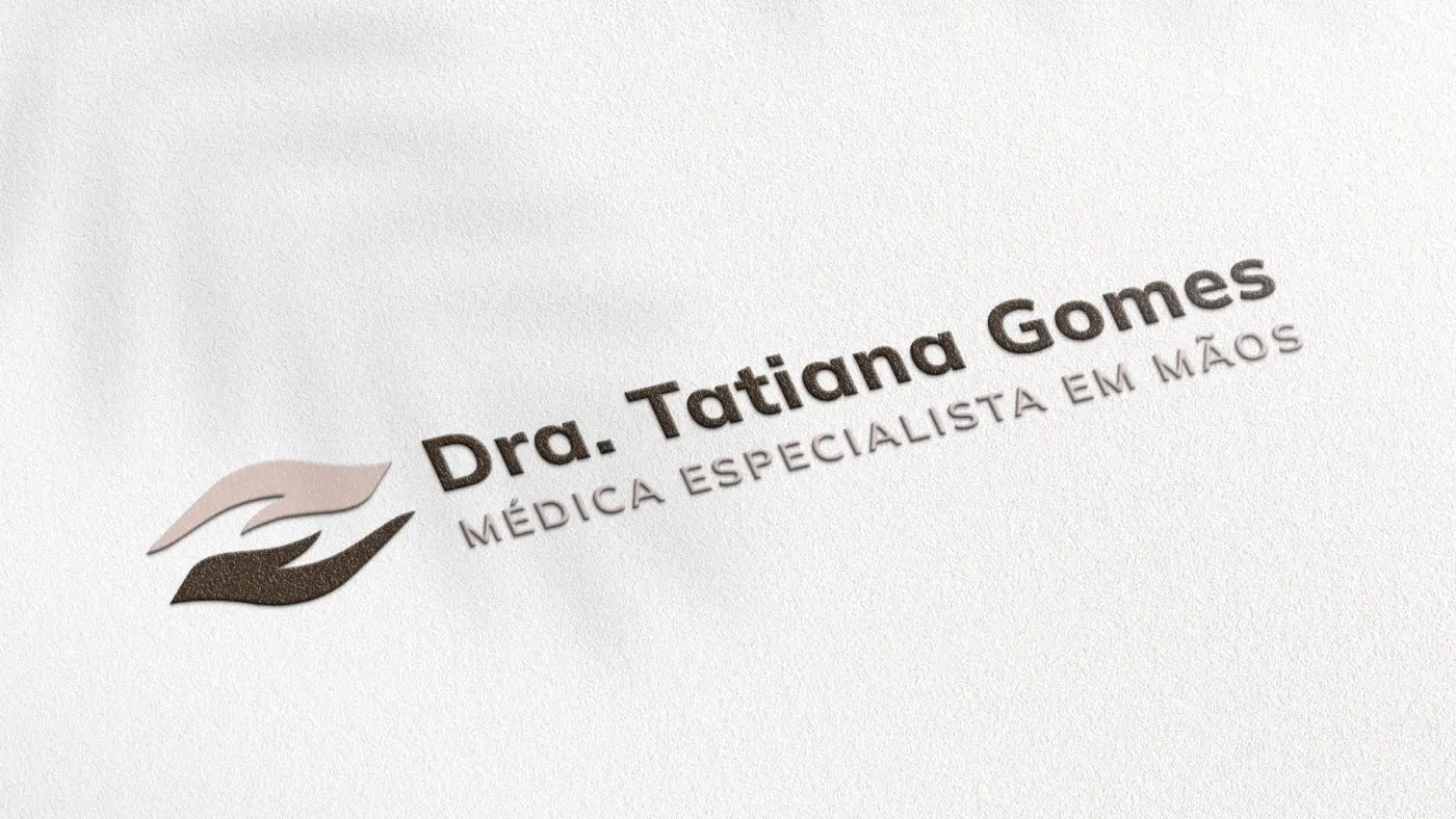 Criação de logomarca e identidade visual (logo, cartão de visita, pasta, site e cartão digital) para Dra. Tatiana Gomes: imagem 1