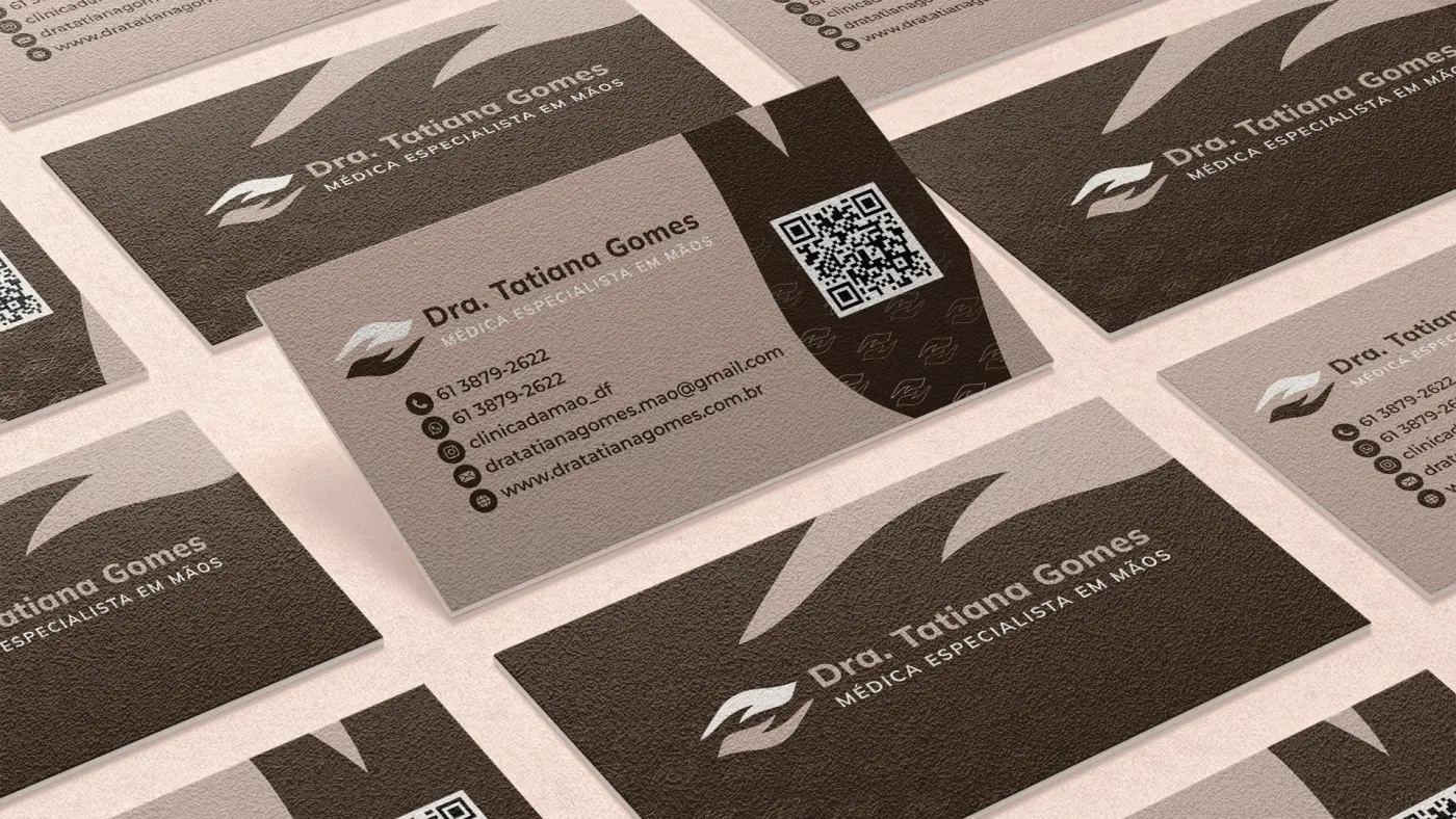 Criação de logomarca e identidade visual (logo, cartão de visita, pasta, site e cartão digital) para Dra. Tatiana Gomes: imagem 2
