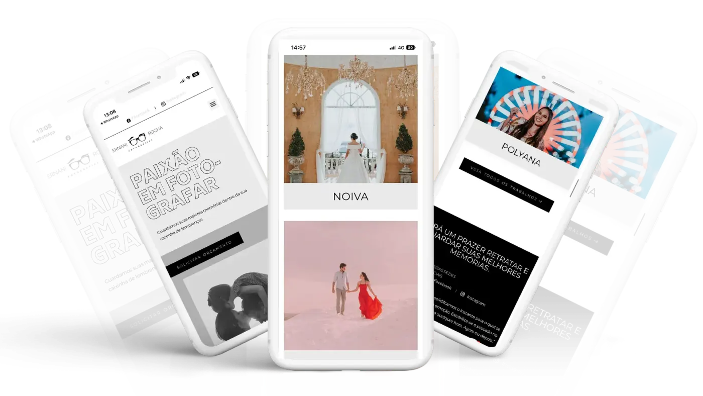 Criação de site para Ernani Rocha Fotografias: imagem 4