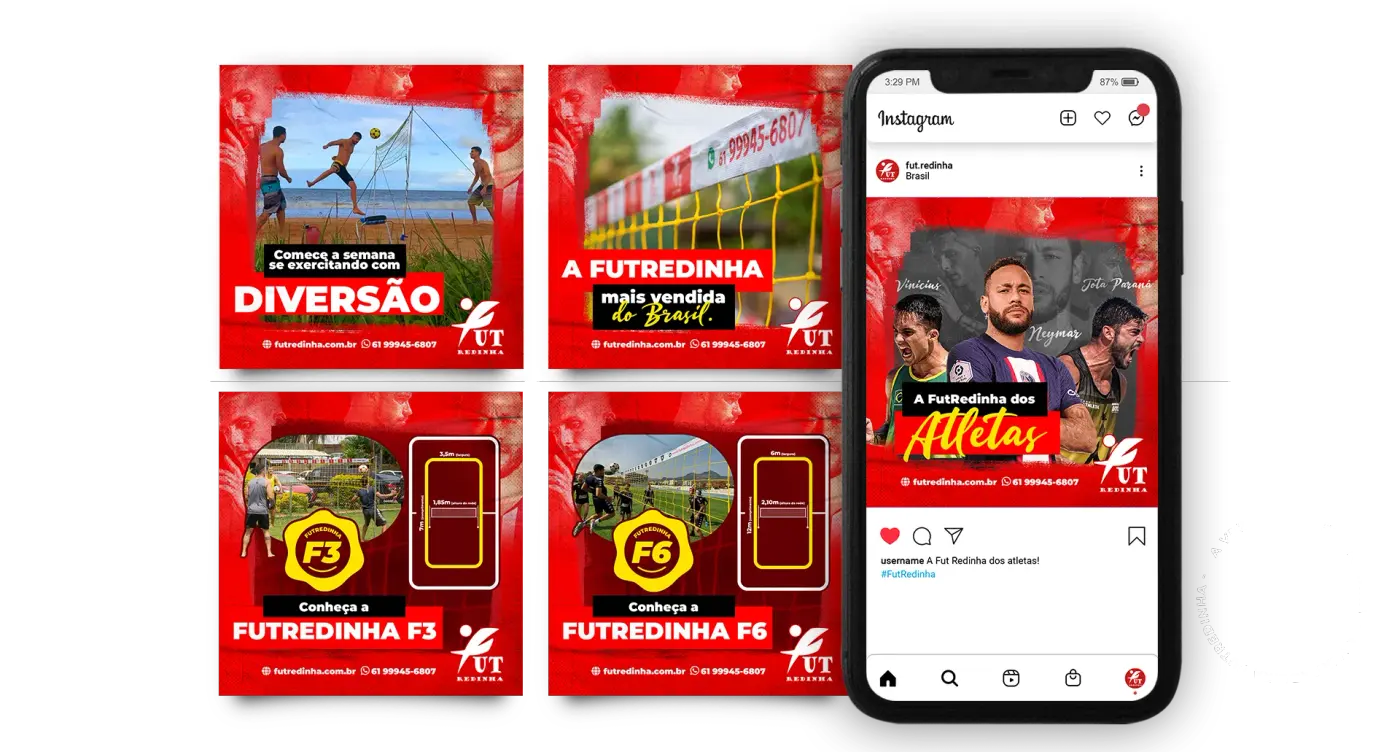 Criação de landing page para Fut Redinha: imagem 5