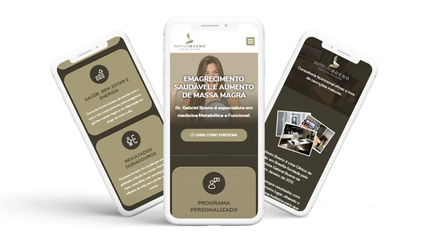 Criação de Site para Gabriel Bueno Nutricionista: imagem 3