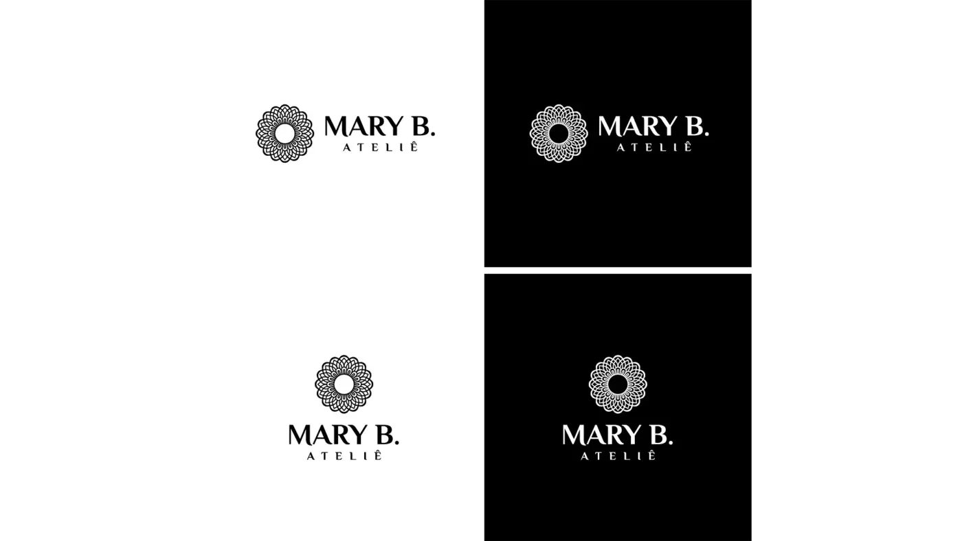 Criação de logomarca e identidade visual para Mary B: imagem 3