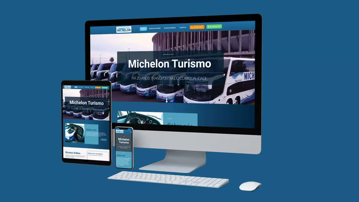 Criação de site para Michelon Turismo: imagem 1