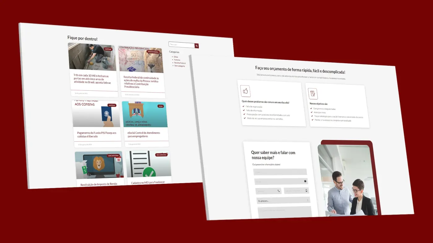 Criação de site para Noronha Contabilidade: imagem 3