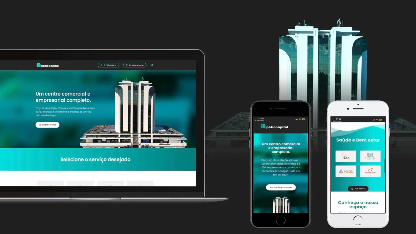 Criação de site para Pátio Capital: imagem 1