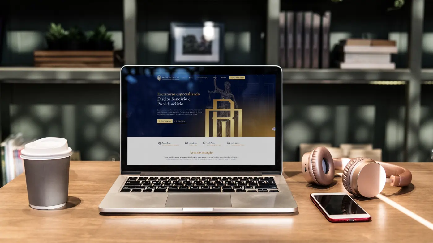 Criação de site e logomarca para RM Advogados: imagem 5