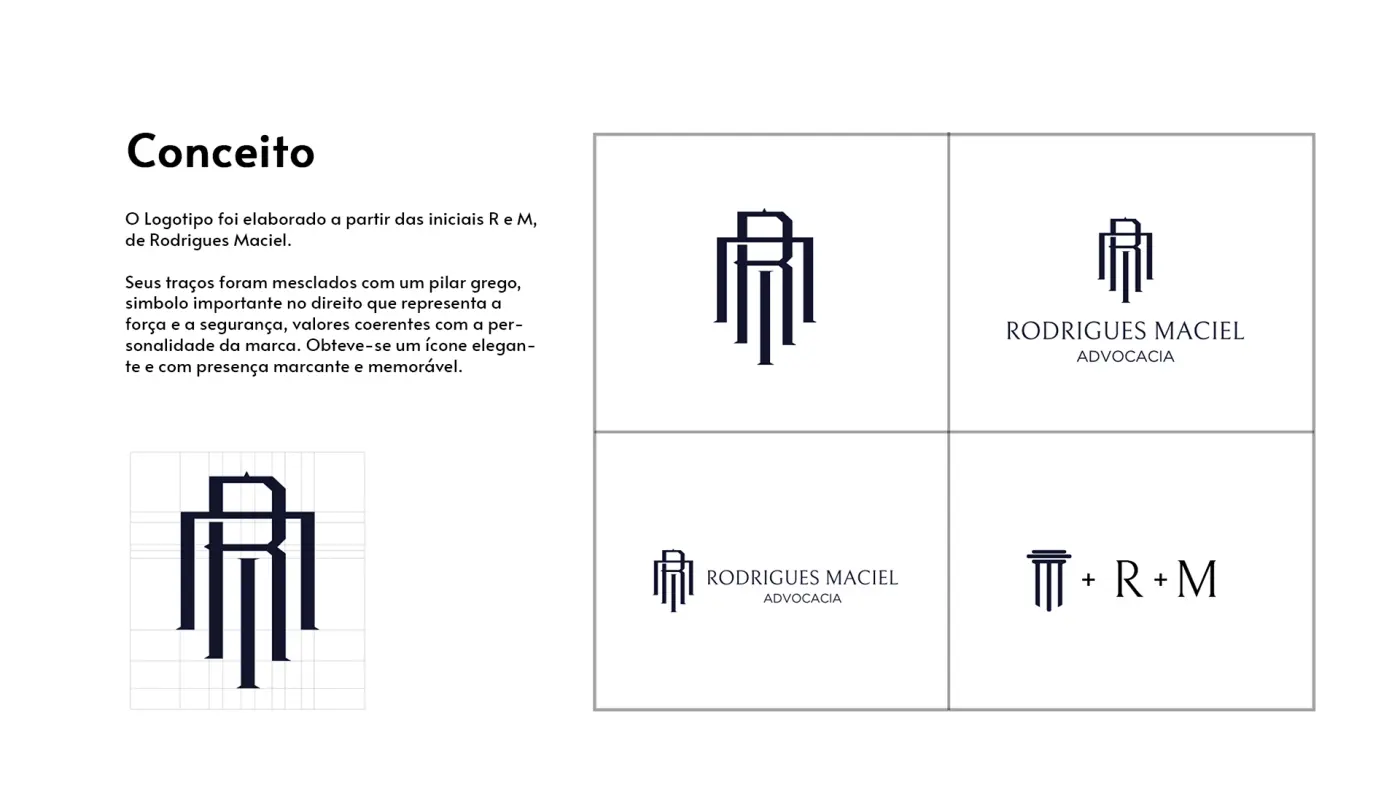 Criação de logo e identidade visual para Rodrigues Maciel Advocacia: imagem 2