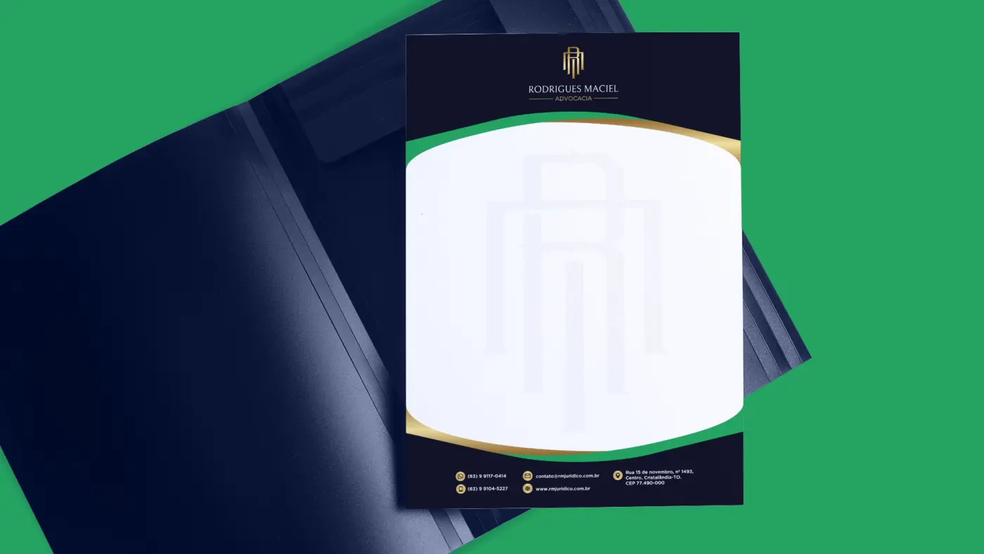 Criação de logo e identidade visual para Rodrigues Maciel Advocacia: imagem 6
