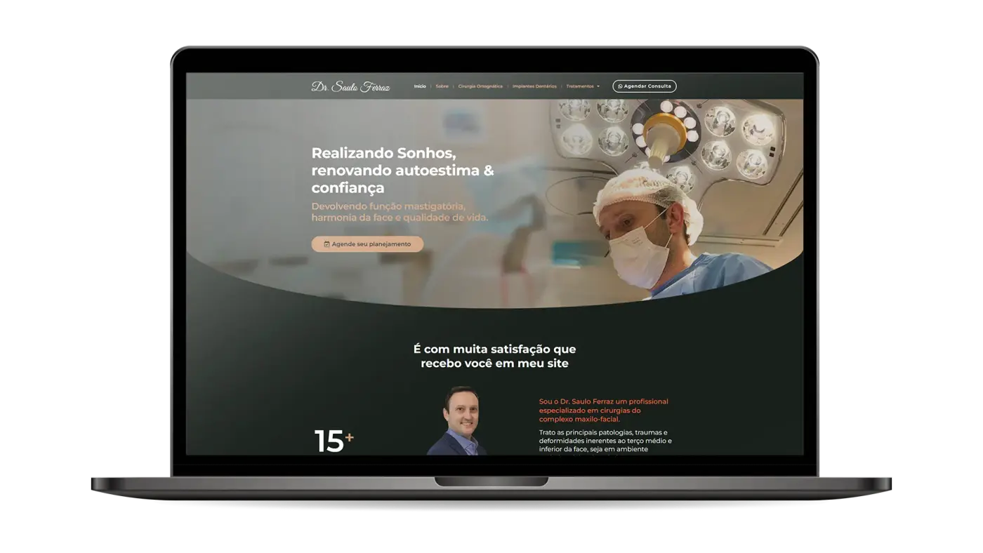 Criação de site para Saulo Ferraz: imagem 1
